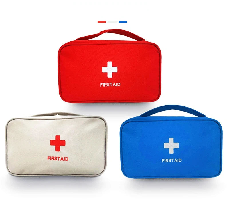 Portable Travel Outdoor First Aid Kit Large Emergency Bag Survival Kit Medical Box Red/Blue/Grey for Home Car Outdoor Camping