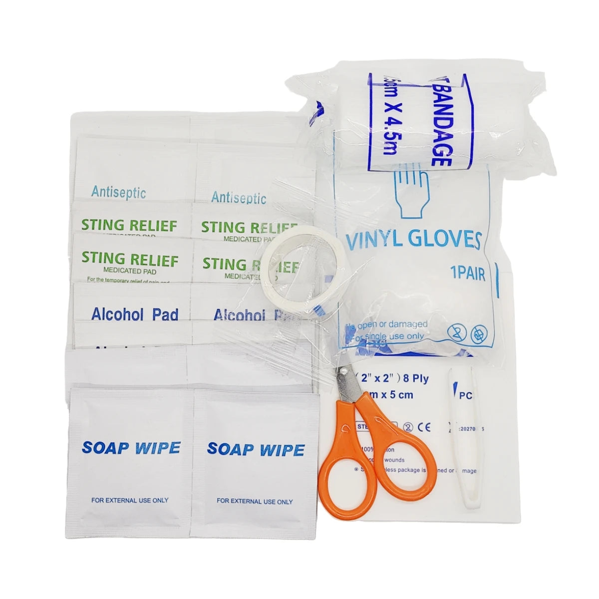 Lightweight Pet First Aid Kit Portable Dog Emergency Box for Wound Care Cuts Minor Injuries Travel Accessories