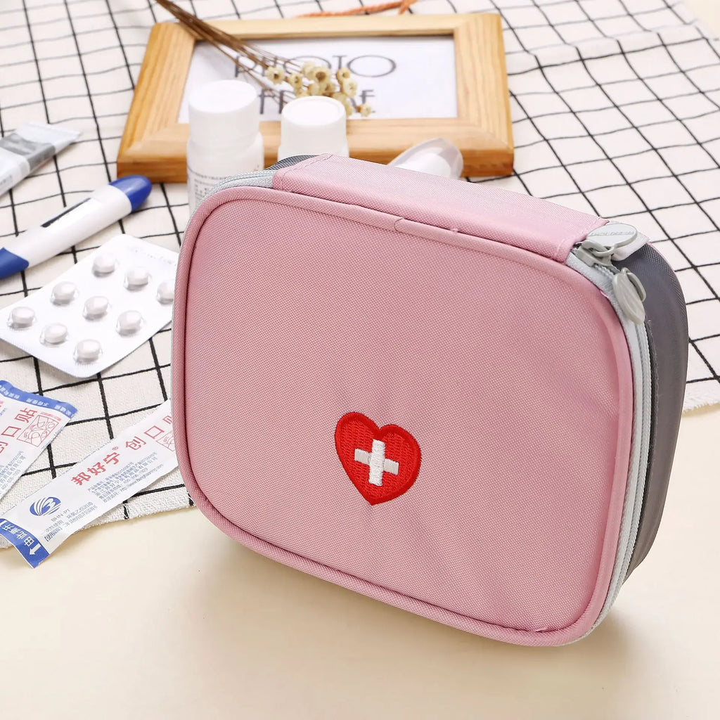 First Aid Kit Bag Portable Travel Medicine Package Emergency Kit Bags Small Medicine Divider Storage Organizer Home Outdoor
