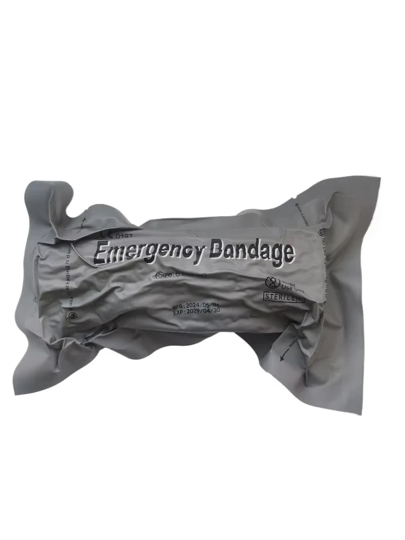 4/6in Israeli Bandage - Tactical Trauma Kit, Military-Grade Compression for Outdoor Emergency IFAK First Aid Wound Dressing
