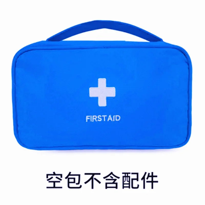 Portable Travel Outdoor First Aid Kit Large Emergency Bag Survival Kit Medical Box Red/Blue/Grey for Home Car Outdoor Camping