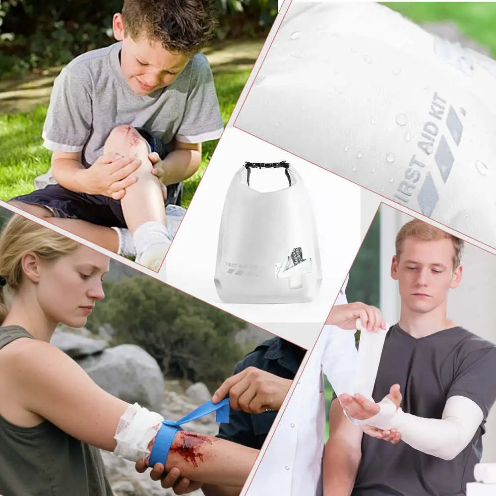 20Pcs First Aid Kit Boat Waterproof Dry Bag Outdoor Multi-functional Home Emergency for camping kayaking First Aid Kit