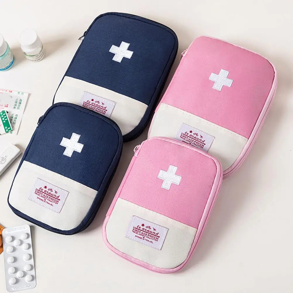 Home First Aid Small Medicine Kit Home Medicine Storage Outdoor Portable Medical Storage Bag Camping Emergency First Aid Kit