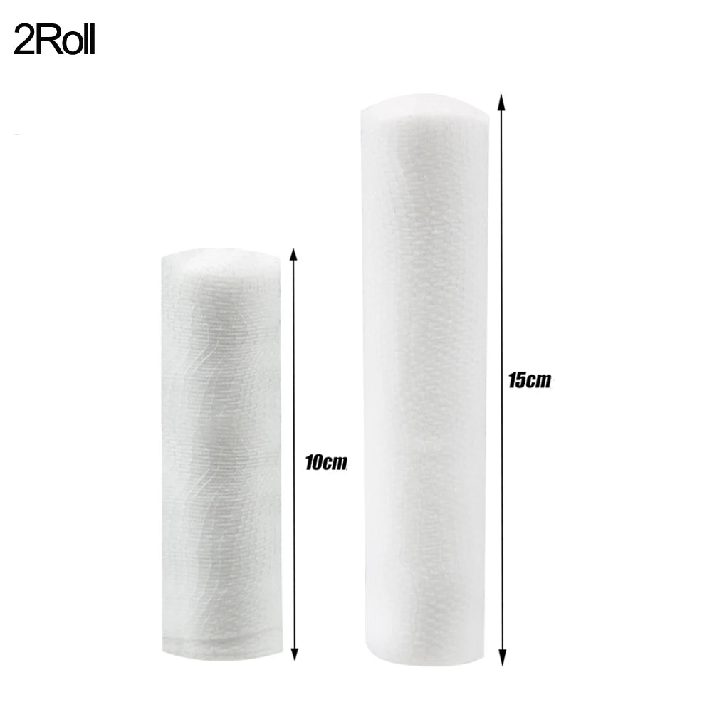 Gauze Bandage Roll with Tape - White Gauze Wrap Breathable Gauze Wrap Used for First Aid Wound Care &  Supplies
